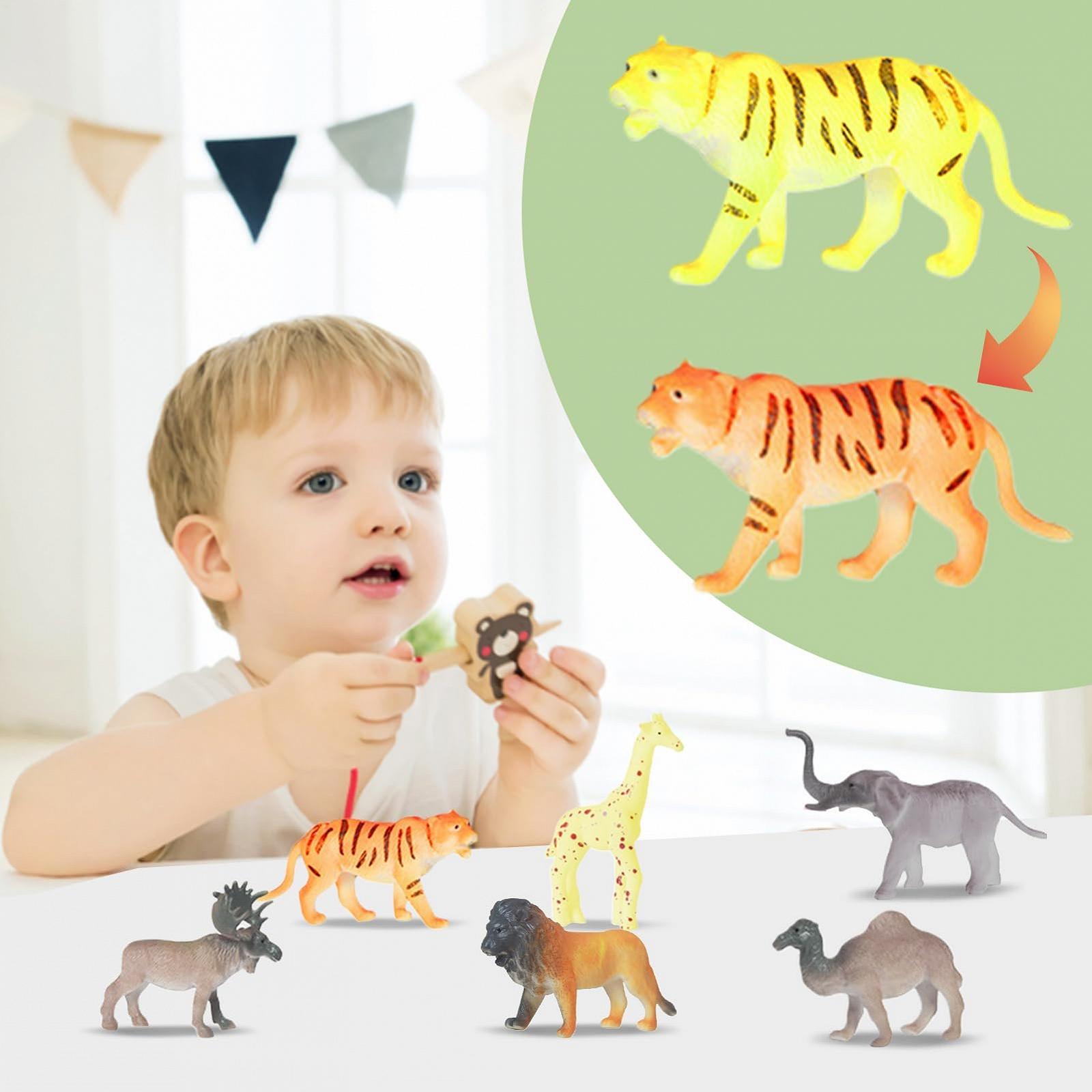 Іграшка для ванни Тварини, що змінюють колір, 6 штук, фото №3