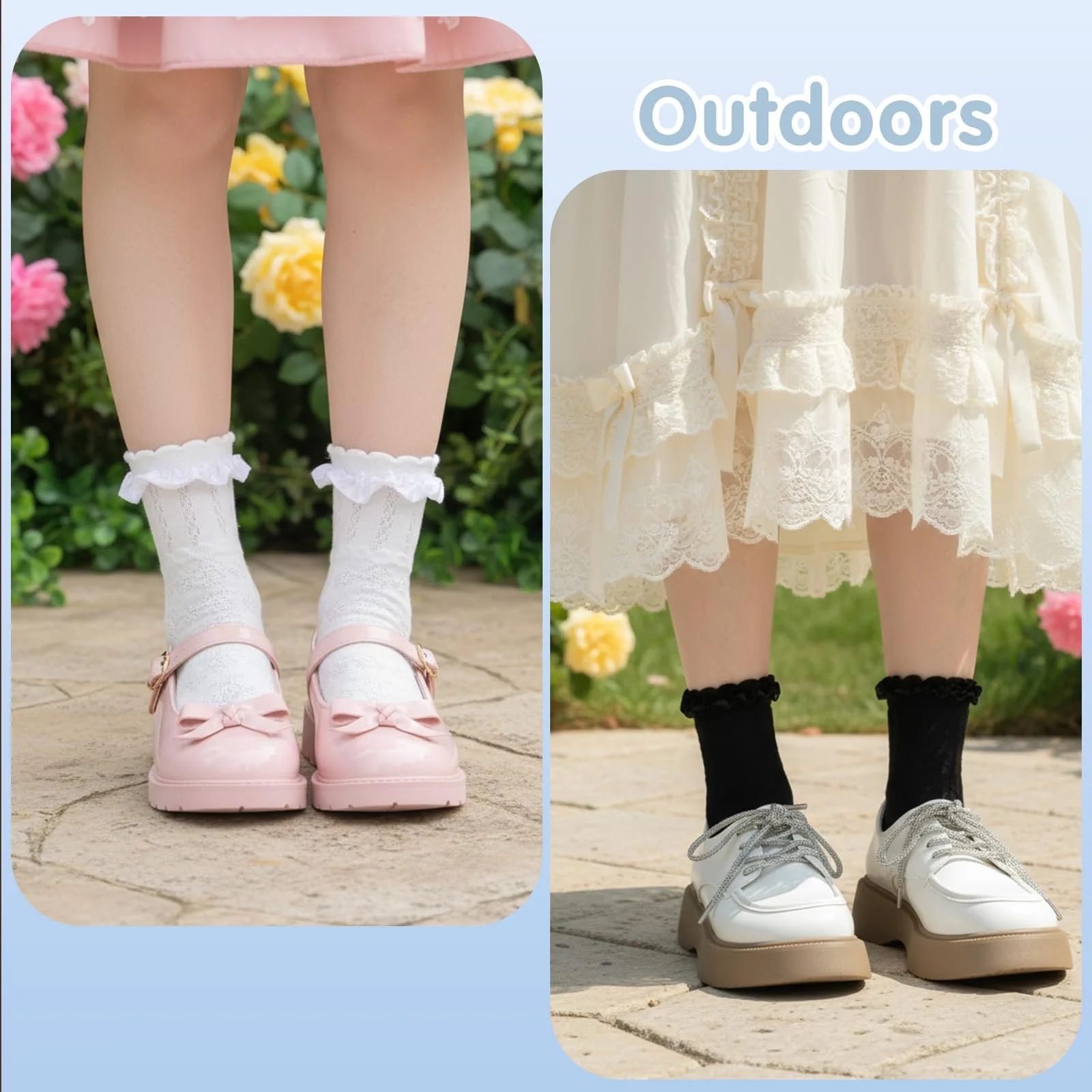 Шкарпетки з рюшами, фото №8