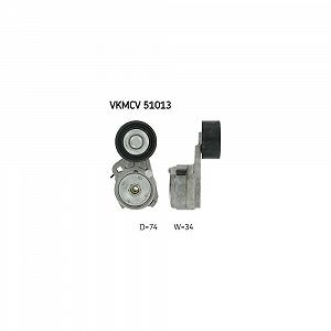 Натяжитель ремня SKF VKMCV 51013 поликлиновой для MERCEDES-BENZ - Фото 1