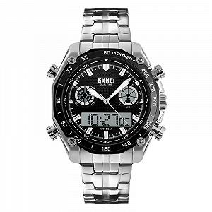Часы наручные мужские Skmei 1204 Black 1204BK 15898 - Фото 1
