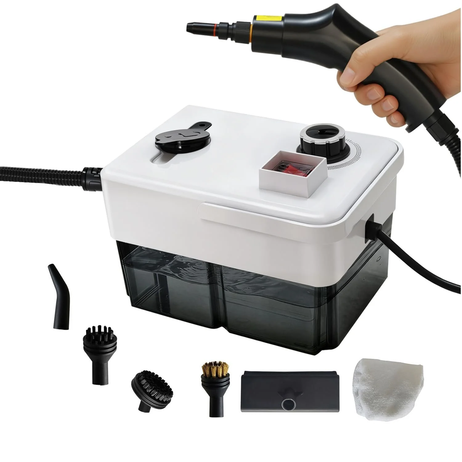 Ручний пароочисник 1950 Вт 3 бар 1600 мл, фото №1