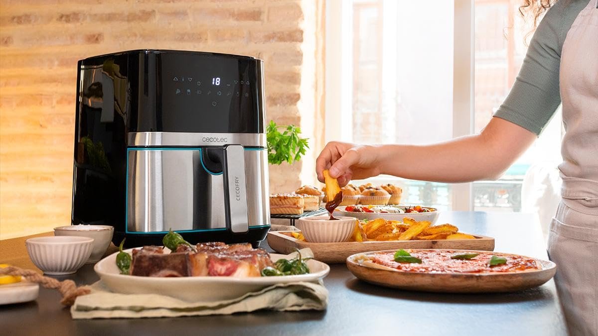 Мультипечь Cecotec Cecofry Full Inox 5500 Pro 5.5 Л 1700 Вт Stainless Steel, фото №6 Мультипечь Cecotec Cecofry Full Inox 5500 Pro 5.5 Л 1700 Вт Stainless Steel, фото №6