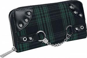 Гаманець Banned Alternative Tartan Жіночий Зелений / Чорний - Фото 1