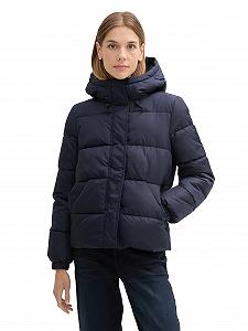 Жіноча зимова куртка-пуховик TOM TAILOR Denim з капюшоном - Фото 1