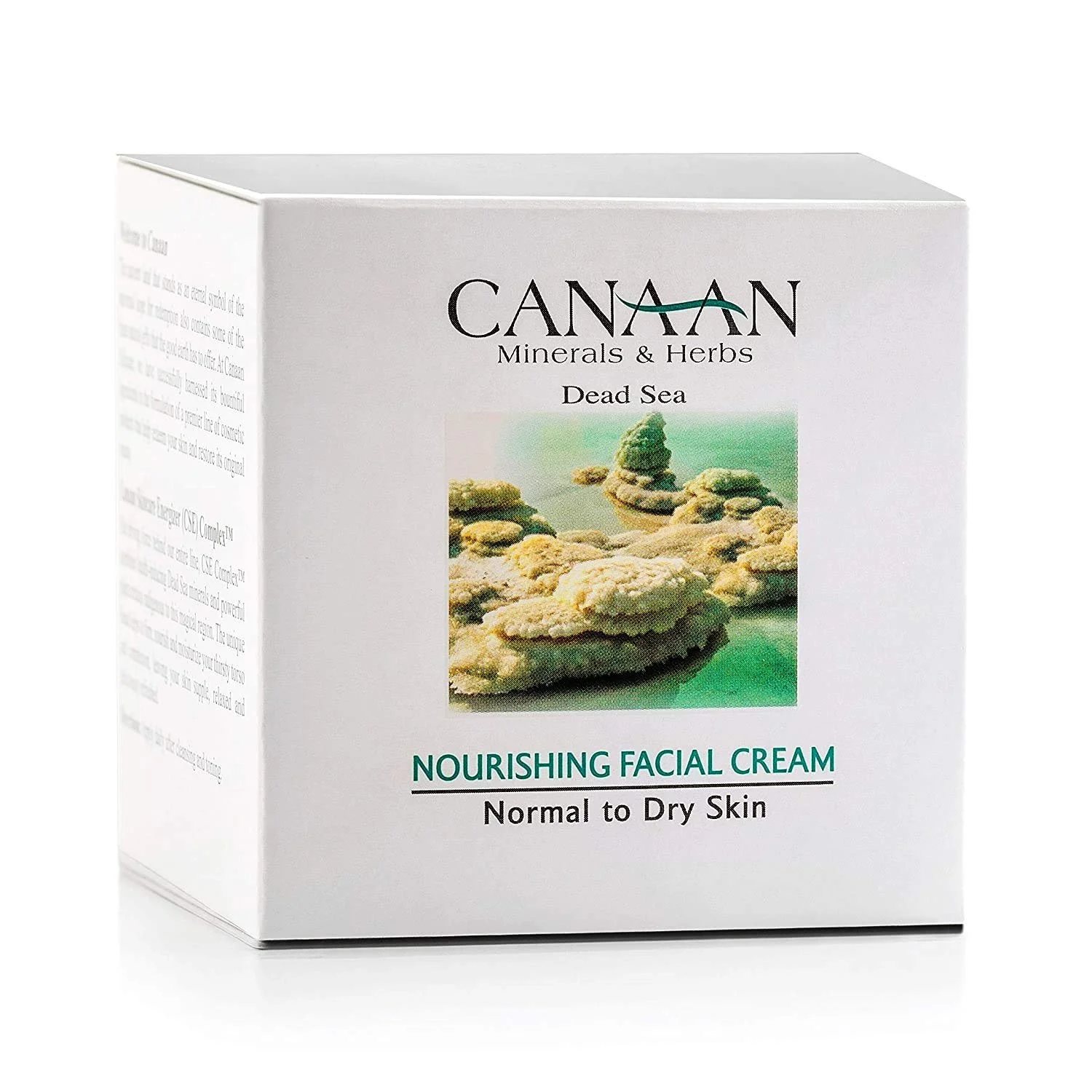 Поживний крем для обличчя CANAAN Dead Sea Minerals & Herbs для нормальної та сухої шкіри 50 мл, фото №2