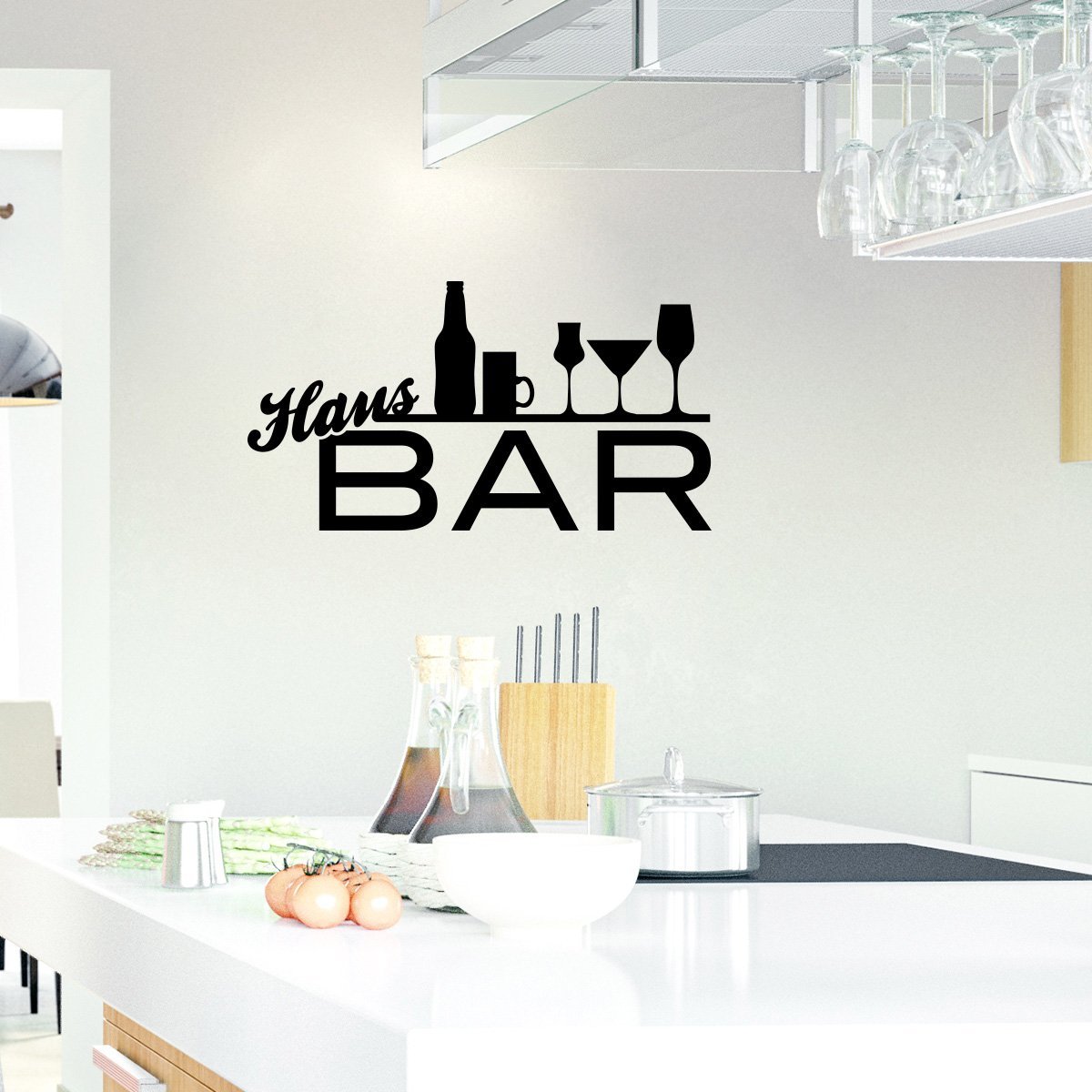 Наклейка на стіну Home Bar 50 x 27 см чорна, фото №2
