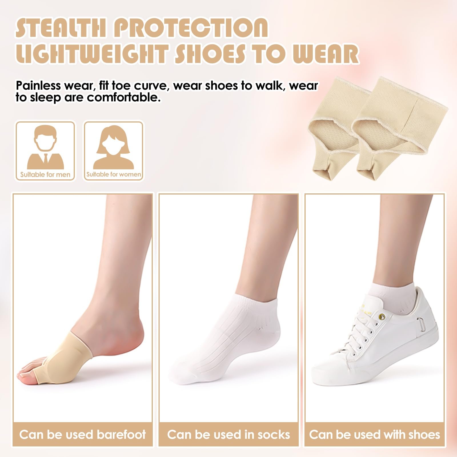 Шина для коррекции Hallux Valgus, 1 пара, Hallux Valgus шина, корректор вальгусной деформации, повязка Hallux Valgus, подушка для вальгусной деформации, шина Hallux, встроенный силиконовый амортизатор и разделитель для пальцев, 1 пара, фото №5 Шина для коррекции Hallux Valgus, 1 пара, Hallux Valgus шина, корректор вальгусной деформации, повязка Hallux Valgus, подушка для вальгусной деформации, шина Hallux, встроенный силиконовый амортизатор и разделитель для пальцев, 1 пара, фото №5