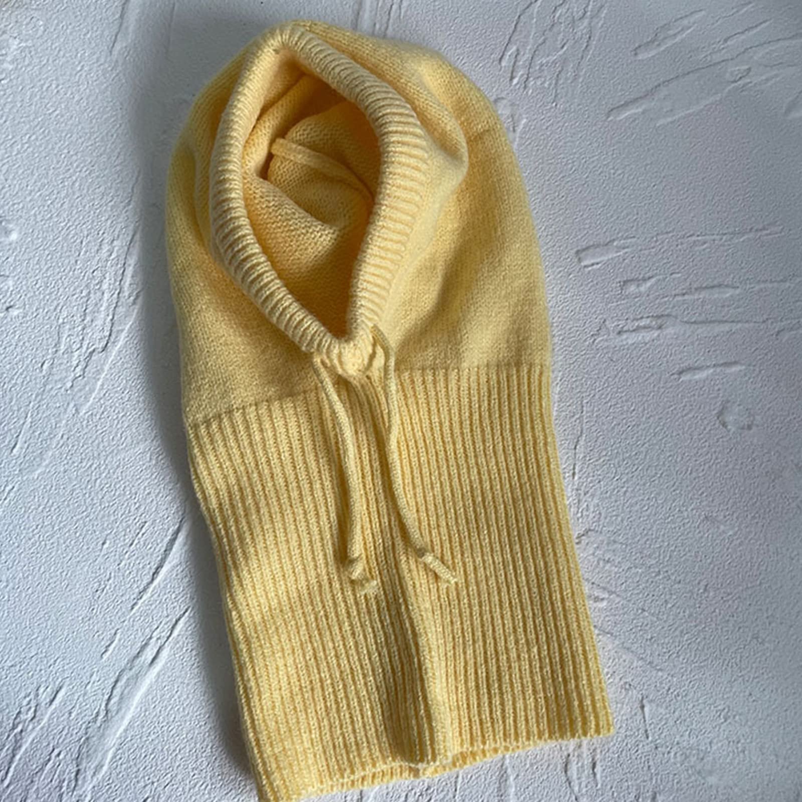 В'язана шапка ISOLAY для захисту шиї з вовни, зимова тепла в'язана, фото №8 В'язана шапка ISOLAY для захисту шиї з вовни, зимова тепла в'язана, фото №8