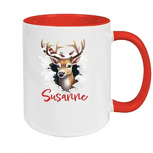 Кухоль Keramik Дитячий з іменем та оленем #2 - Фото 1