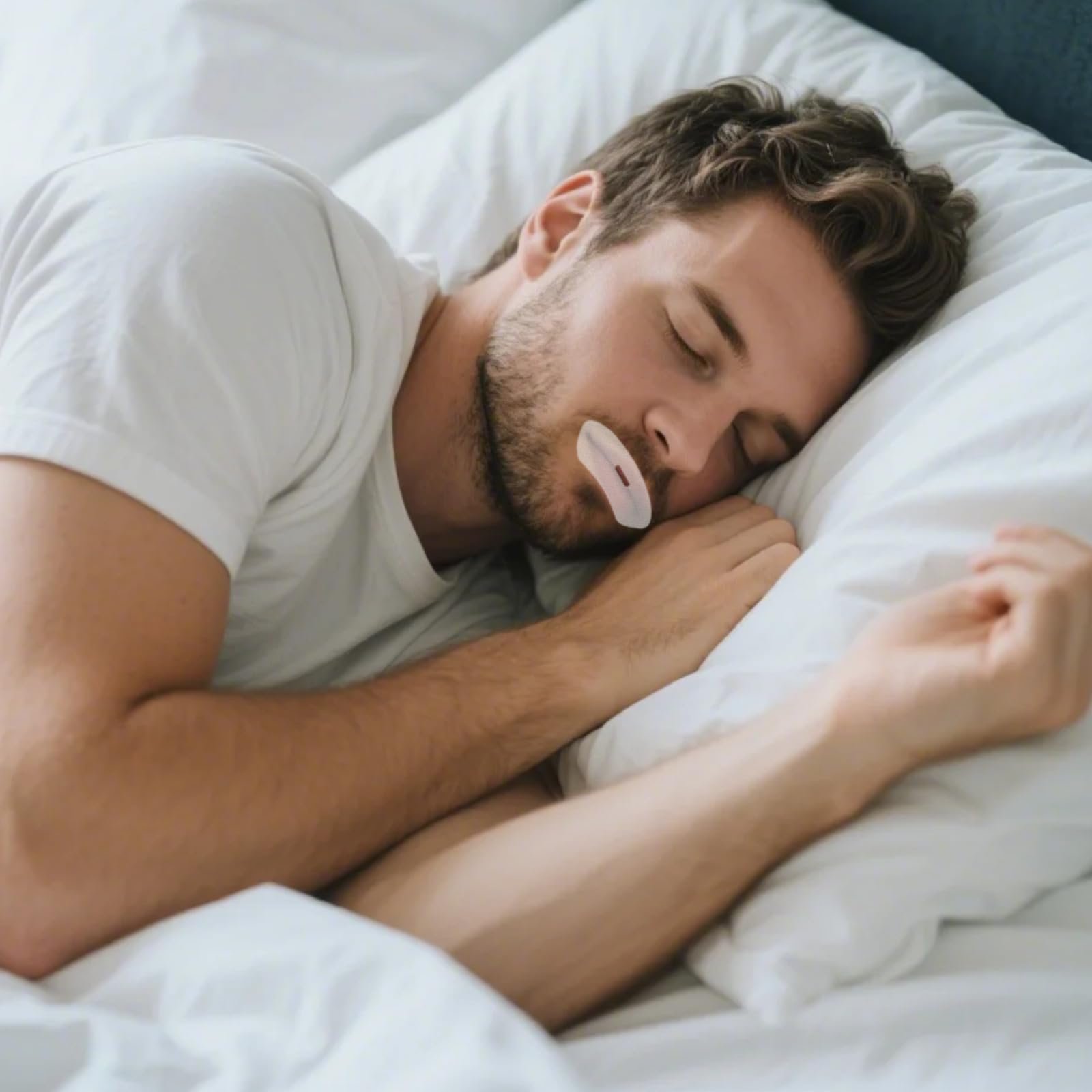 Пластир для рота від хропіння, 60 шт., тканина, для сну, фото №6