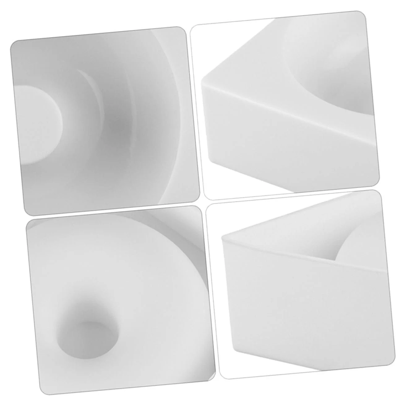 Силиконовые формы для пончиков Mobestech набор 2 шт., белые, антипригарные, гибкие, фото №7