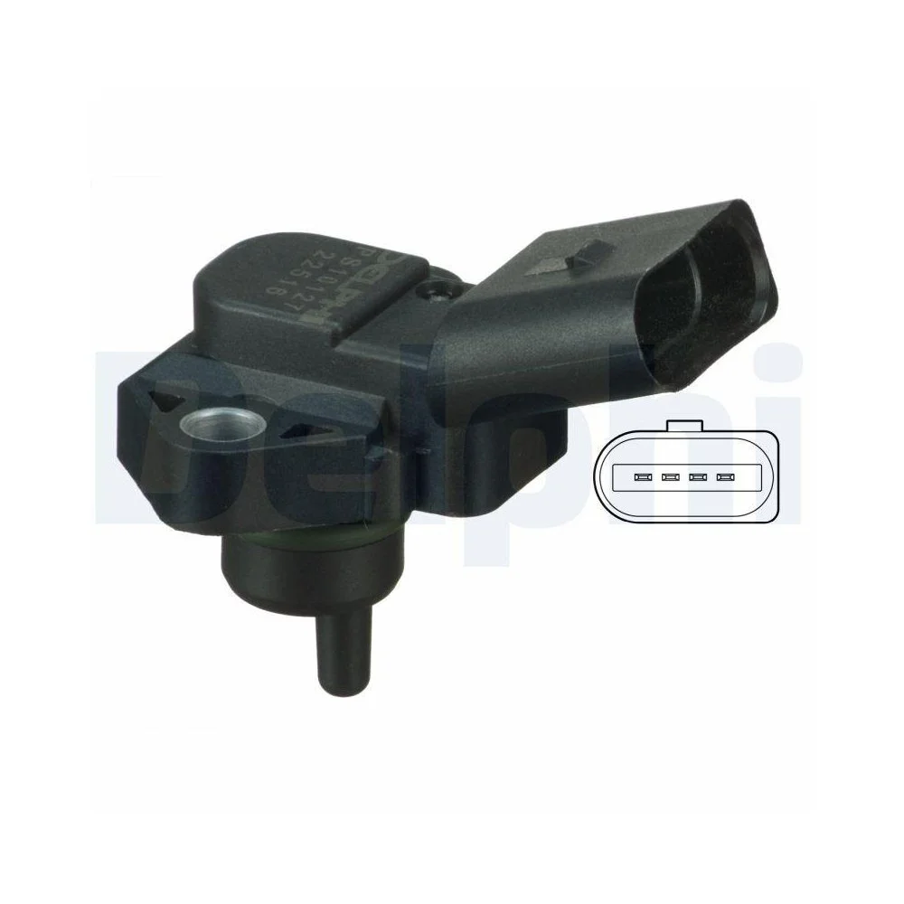 Датчик давления наддува Delphi PS10127 для AUDI FORD SEAT SKODA VW VAG, фото №1 Датчик давления наддува Delphi PS10127 для AUDI FORD SEAT SKODA VW VAG, фото №1