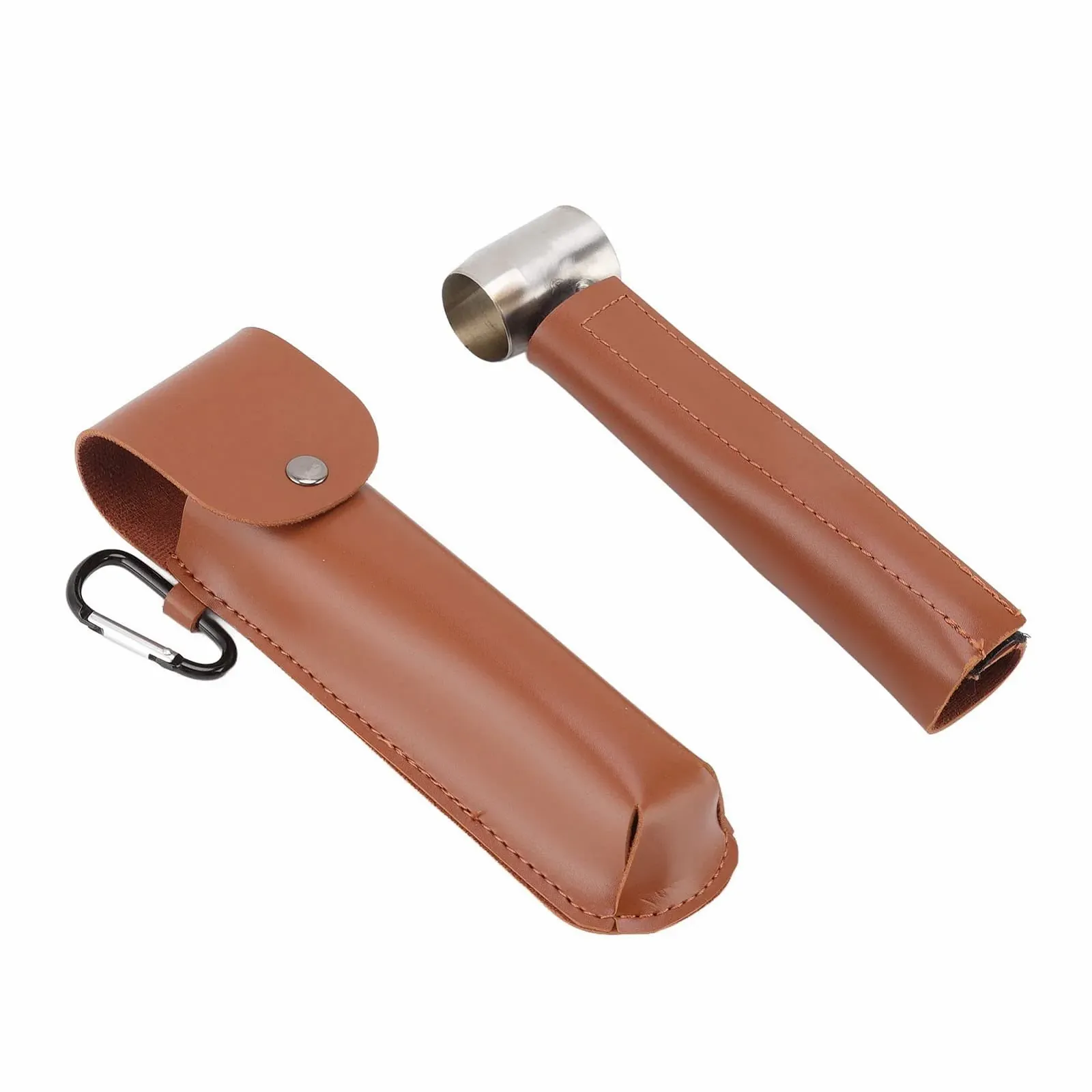 Ручний дриль для виживання з нержавіючої сталі з сумкою для зберігання Коричневий, фото №7