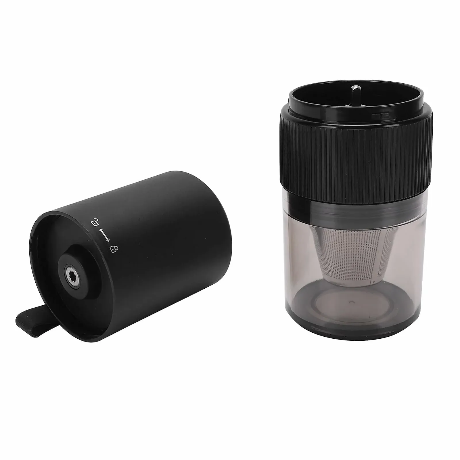 Електрична Кавомолка Fabater Портативна USB Перезаряджувана Автоматична Зупинка Тиха Маленька для Дому Кемпінгу Подорожей, фото №4