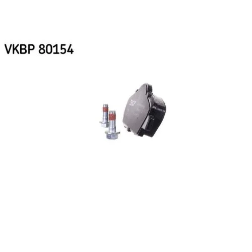 Комплект тормозных колодок, дисковый тормоз SKF VKBP 80154 передний мост, фото №2