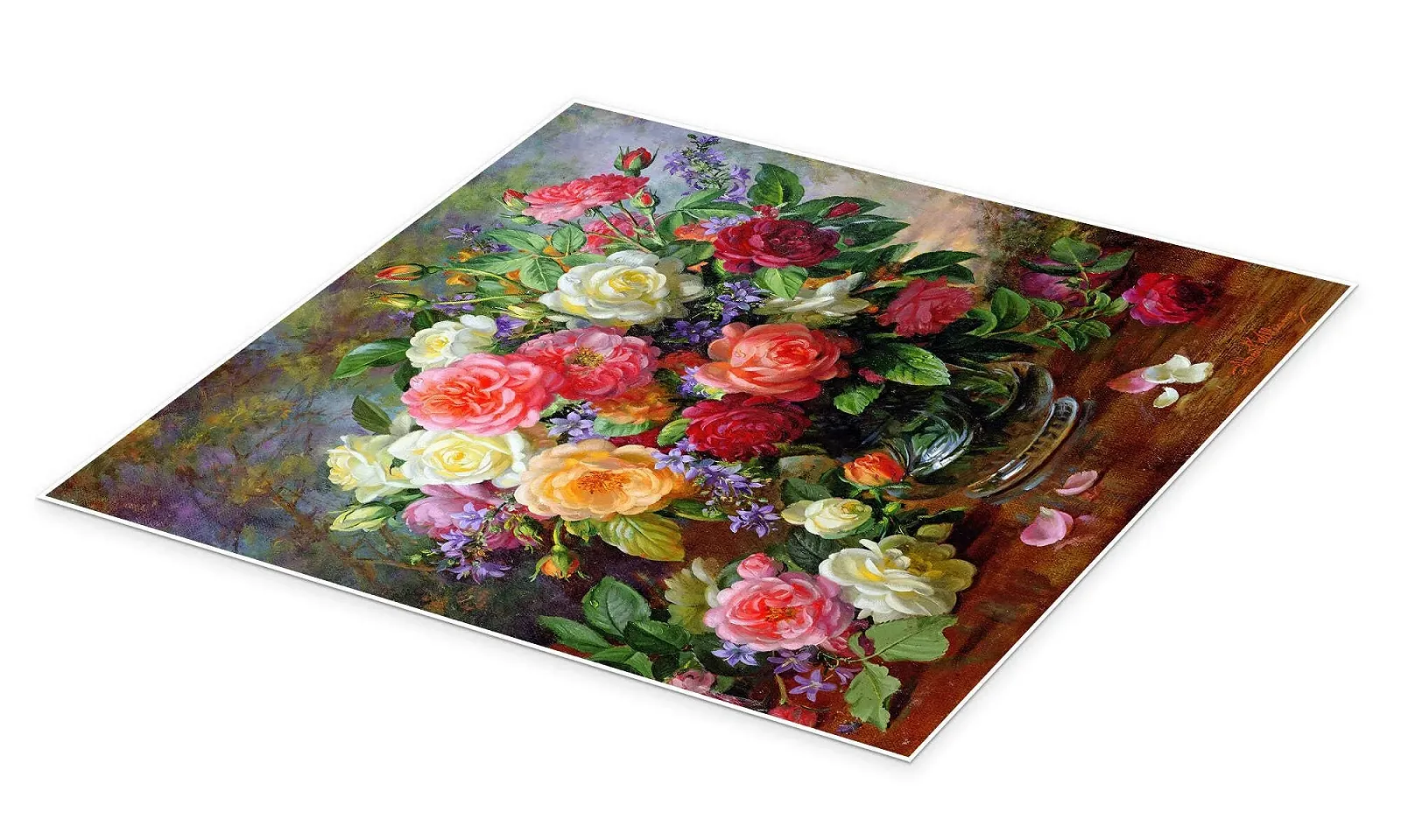 Постер Albert Williams Roses - The Perfection of Summer 50 x 50 см, фото №2 Постер Albert Williams Roses - The Perfection of Summer 50 x 50 см, фото №2