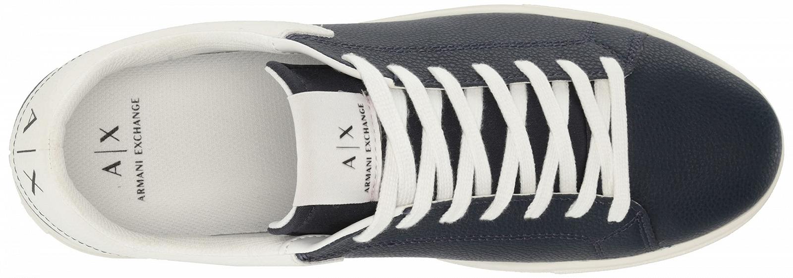 Кросівки Armani Exchange Paris з логотипом ззаду та збоку, фото №5
