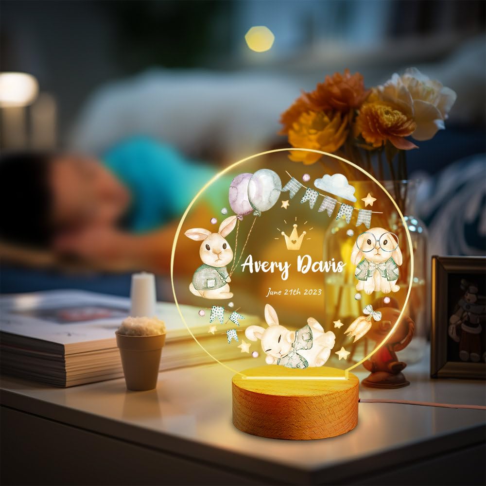 лампа VEELU персонализированная светодиодный ночник детский, фото №2