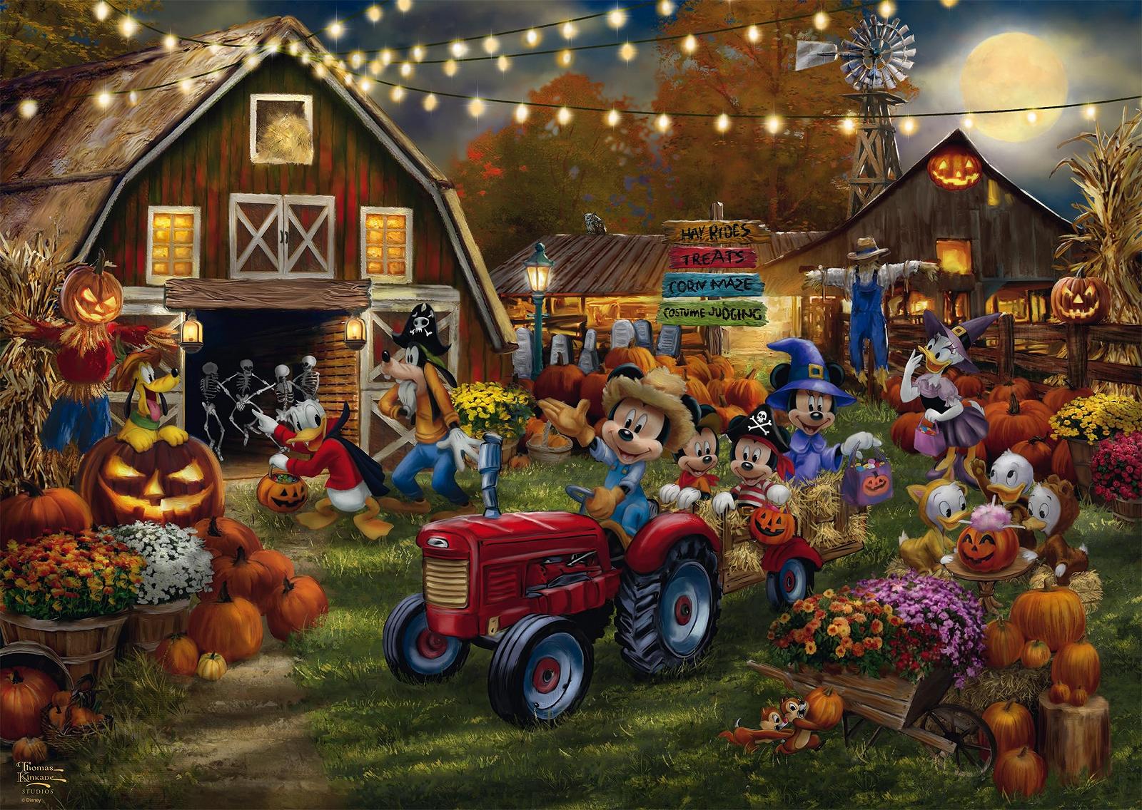 Пазл Schmidt Spiele Disney Mickey & Minnie Pumpkin Festival Thomas Kinkade 58048 1000 элементов, фото №1 Пазл Schmidt Spiele Disney Mickey & Minnie Pumpkin Festival Thomas Kinkade 58048 1000 элементов, фото №1