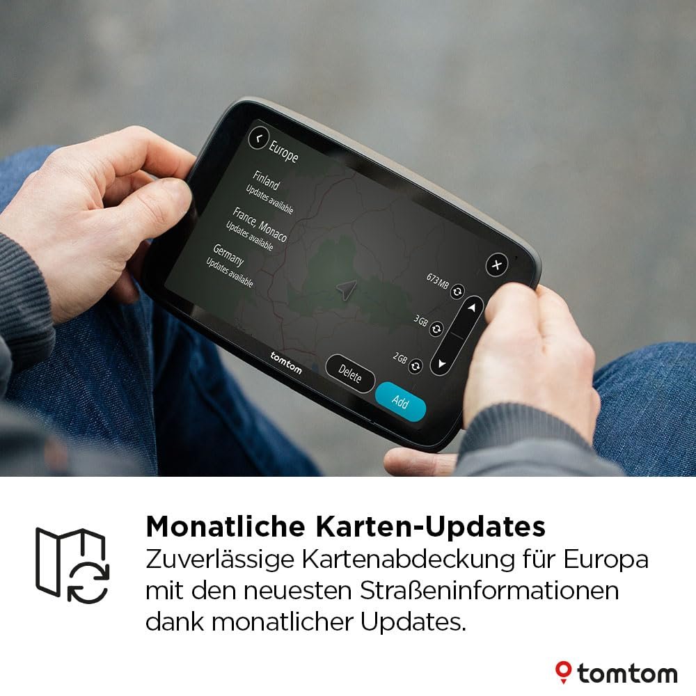 GPS Навигатор TomTom GO Professional 2-го поколения для грузовиков 6 дюймов сенсорный экран с картами Европы и информацией о трафике в реальном времени, фото №5