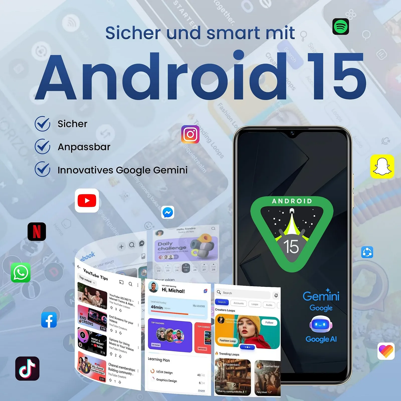 Смартфон LAGENIO A12 Pro 24GB + 256GB 6.9" 120 Гц 6500 мАч 50MP + 8MP Dual SIM, фото №3
