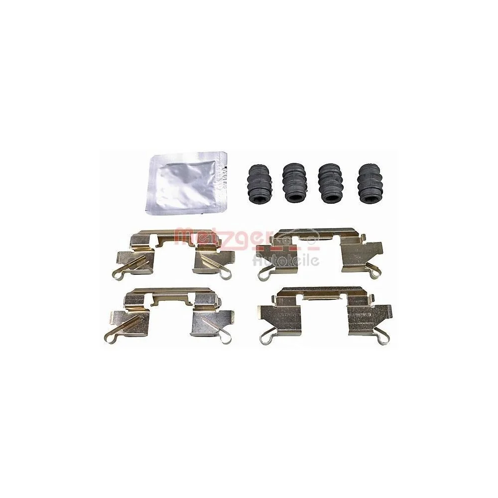 Комплект аксесуарів, гальмівні колодки METZGER 109-0111 GREENPARTS для передньої осі, фото №1