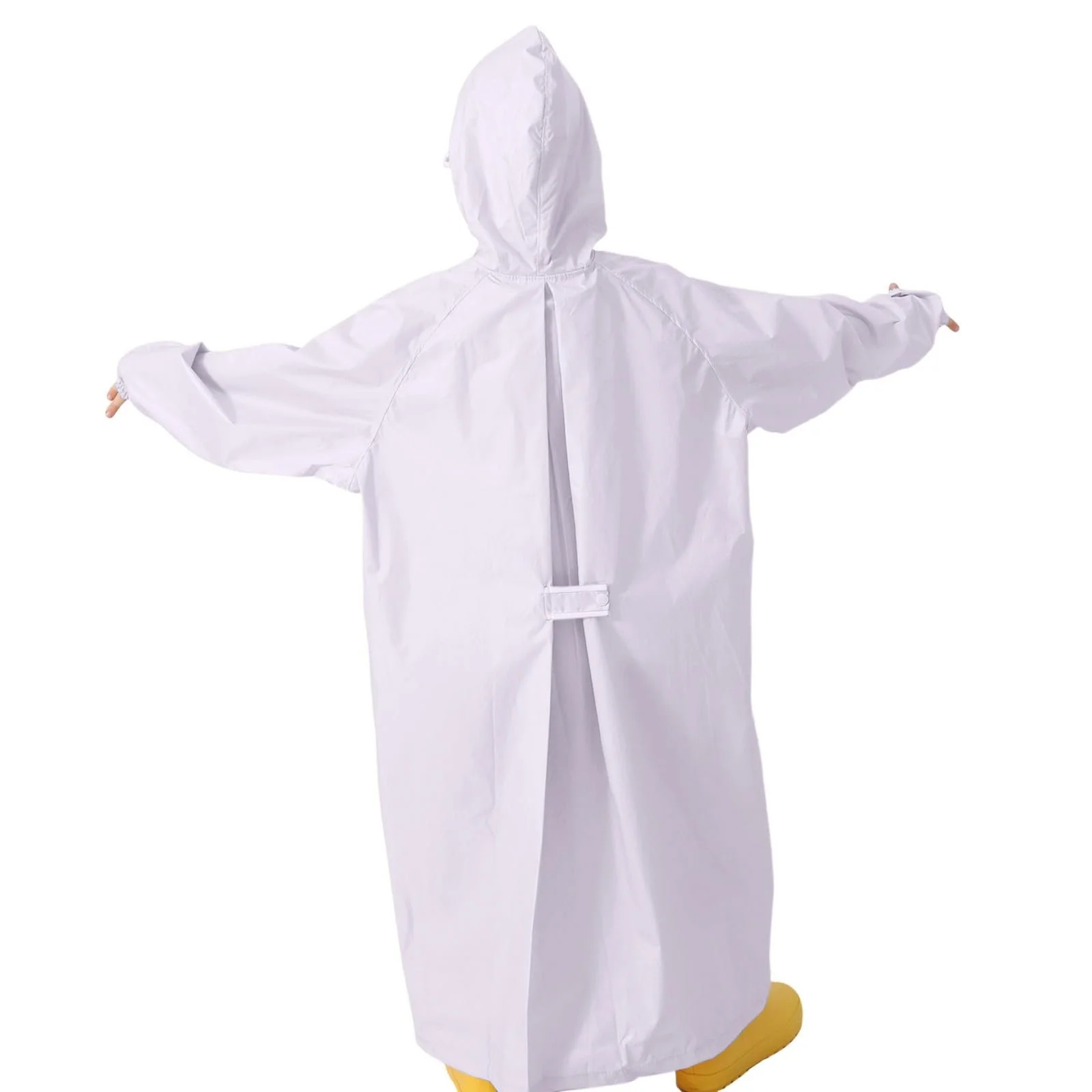 Детский дождевик со встроенным школьным ранцем, регулируемый, однотонный, фото №3 Детский дождевик со встроенным школьным ранцем, регулируемый, однотонный, фото №3