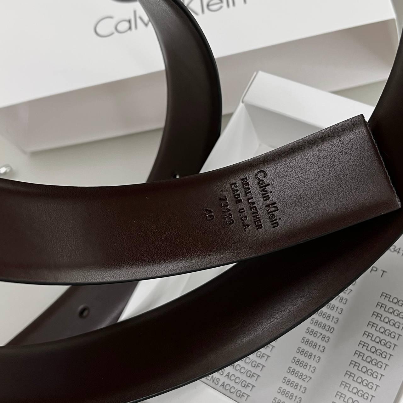 Двухсторонний мужской кожаный ремень с двумя пряжками Сalvin Klein -, фото №3 Двухсторонний мужской кожаный ремень с двумя пряжками Сalvin Klein -, фото №3