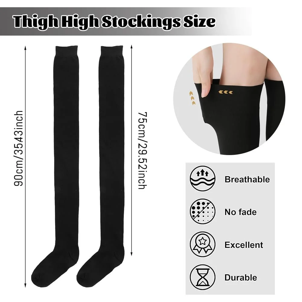 Жіночі гольфи вище колін, Бавовна, 90 см, фото №5 Жіночі гольфи вище колін, Бавовна, 90 см, фото №5