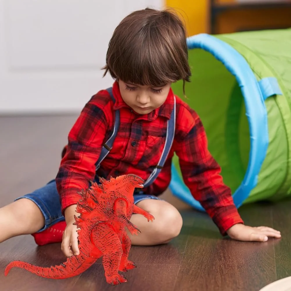 Фігурка Godzill The King of the Monster з рухомими шарнірами настільна PVC Червоний, фото №7