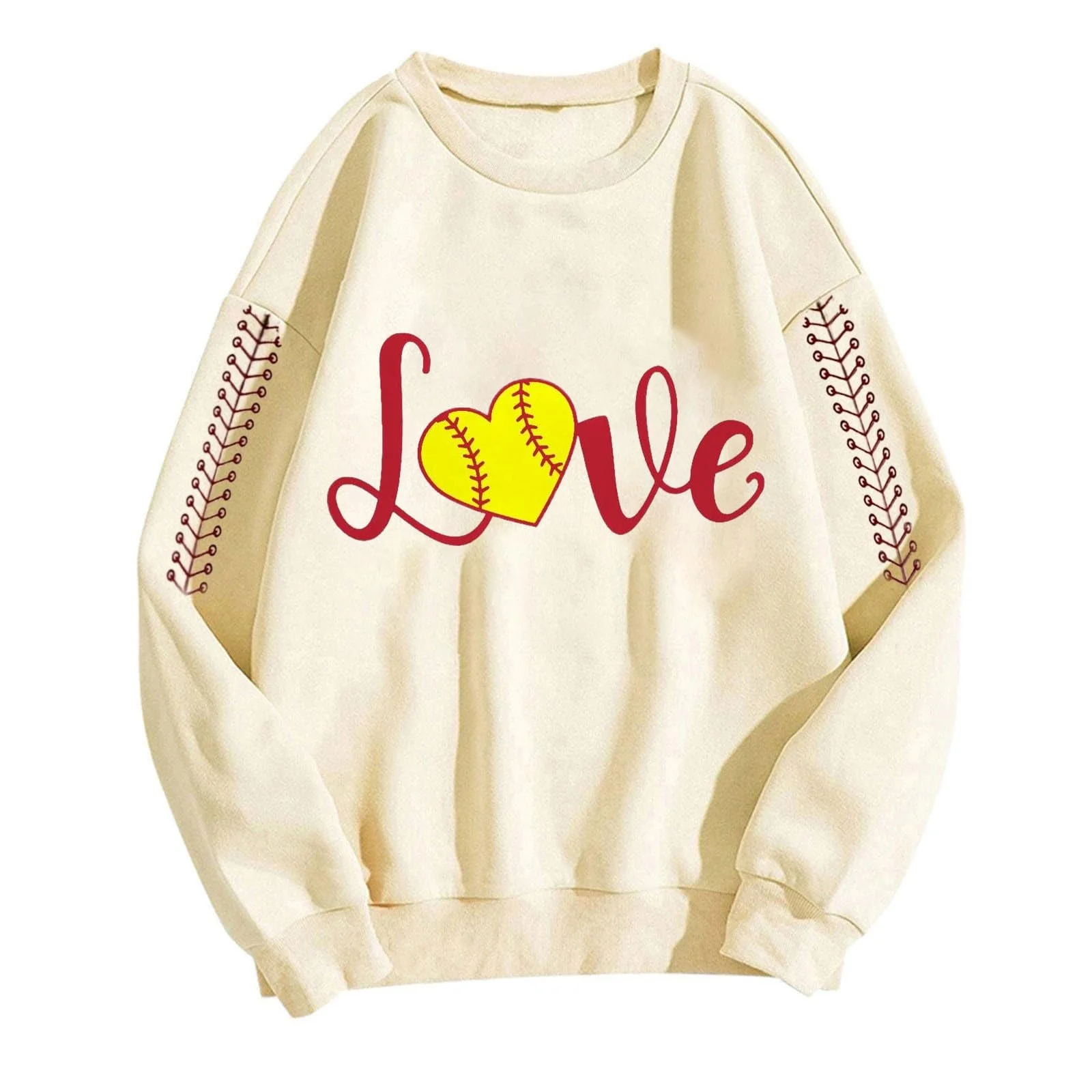 Пуловер Komiseup Базовый Лонгслив Свитшот без капюшона Спортивный с принтом 06, фото №4