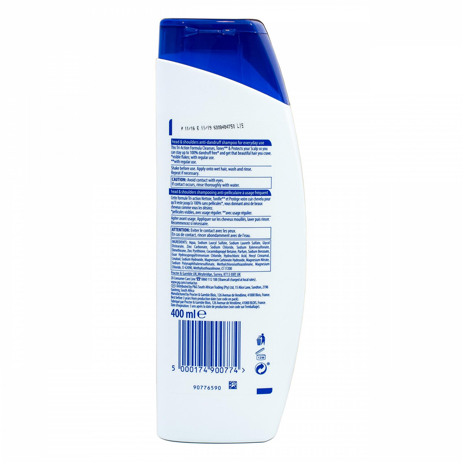 Шампунь Head & Shoulders Anti-Dandruff Classic Clean 2 в 1 400 мл, фото №3