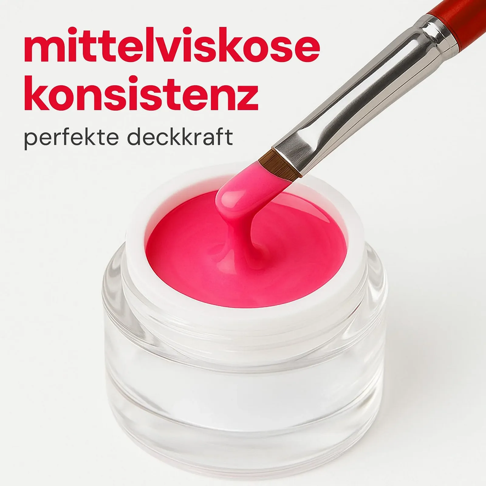 Гель-лак Emmi Nail Red, UV/LED гель для интенсивного цвета, высокая пигментация, средняя вязкость, самовыравнивание, 5 мл, насыщенный карминный, фото №4 Гель-лак Emmi Nail Red, UV/LED гель для интенсивного цвета, высокая пигментация, средняя вязкость, самовыравнивание, 5 мл, насыщенный карминный, фото №4