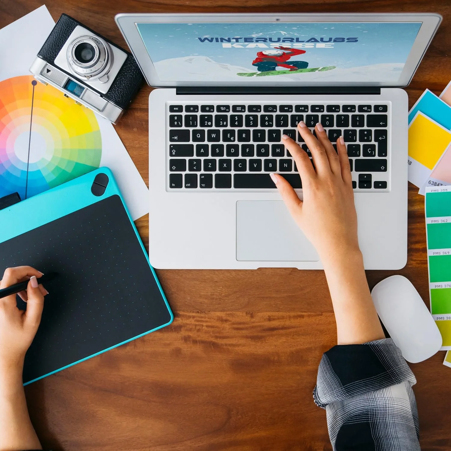 Скарбничка Winter Holiday Snowboarder Design дерев'яна, фото №8