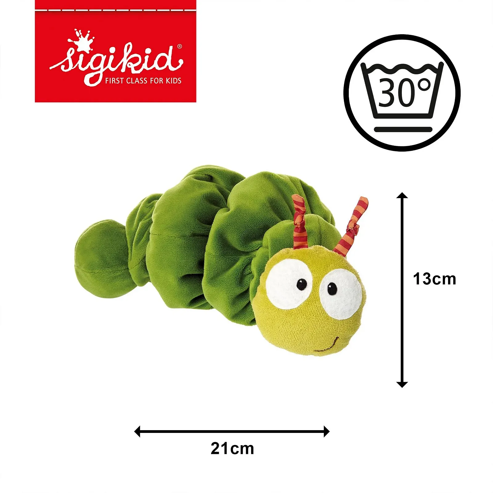 Развивающая игрушка Sigikid Гусеница, зеленый, фото №4