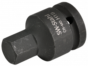 Головка-біта ударна SW-STAHL 10186L-19 3/4" шестигранник 19 мм - Фото 1