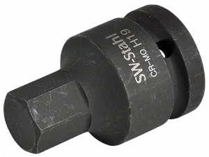 Головка-бита ударная SW-STAHL 10186L-19 3/4" шестигранник 19 мм - Фото 1