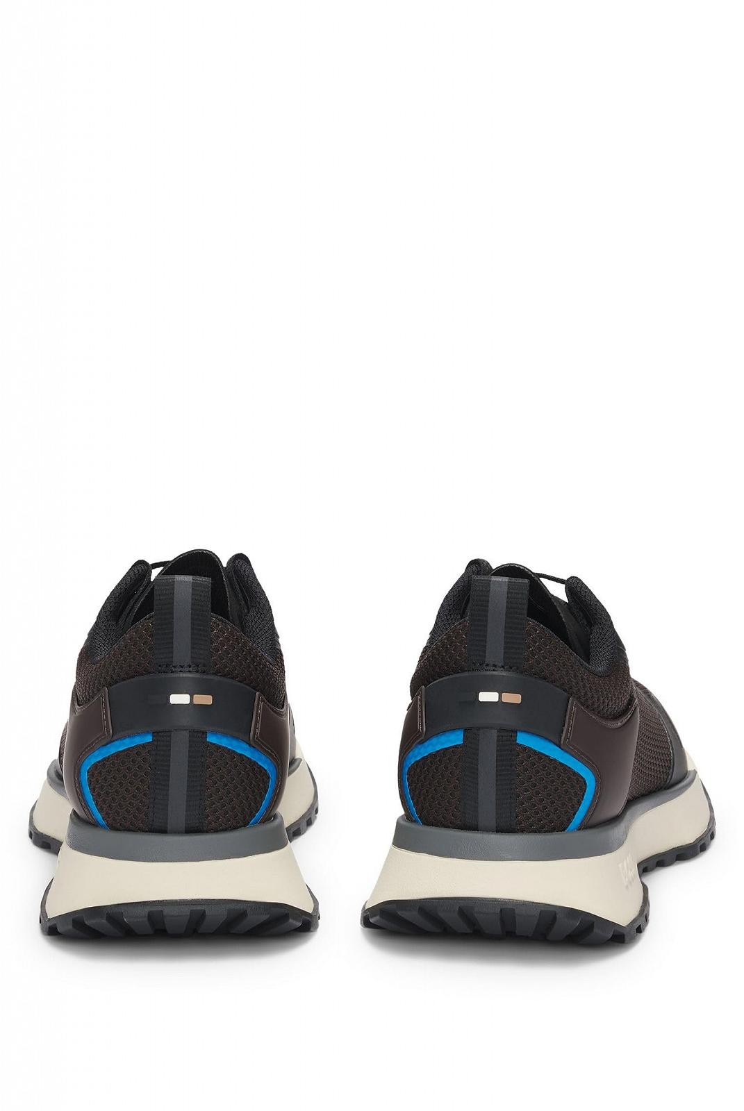 Кросівки BOSS Jonah Runn Чоловічі З різних матеріалів з сіткою та логотипами, фото №6 Кросівки BOSS Jonah Runn Чоловічі З різних матеріалів з сіткою та логотипами, фото №6