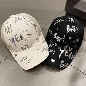 Кепка-бейсболка Надписи 8425 56-58 см бежевая synthetic.ua - Фото 1