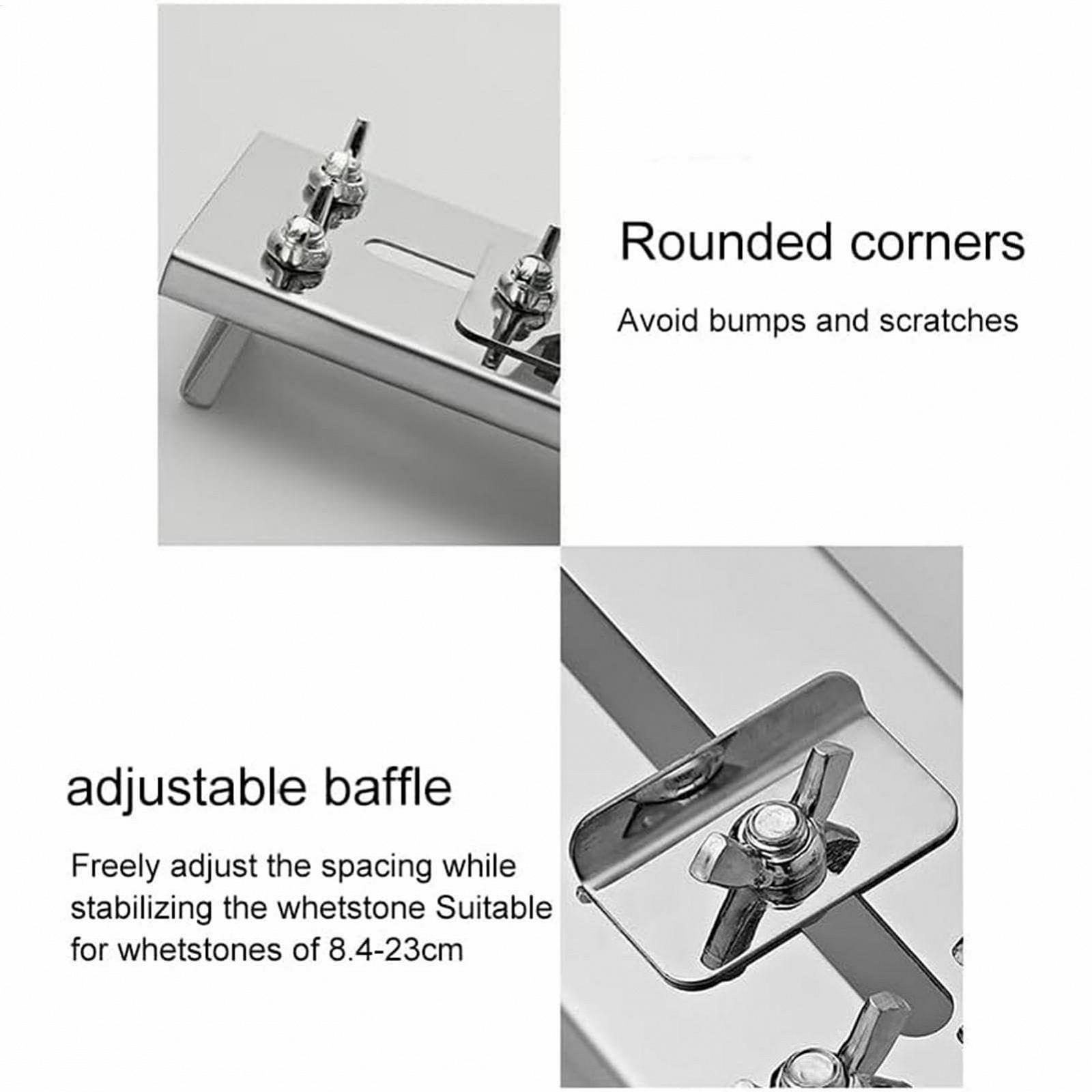 Держатель для точильного камня из нержавеющей стали Регулируемый мостик для раковины Нескользящий, фото №6