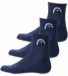 Шкарпетки Head ALL SPORTS TRAINING SHORT CREW 3P Темно-синій  39-42 - Фото 1