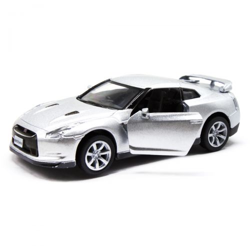 Машинка KINSMART Nissan GT-R срібляста, фото №1