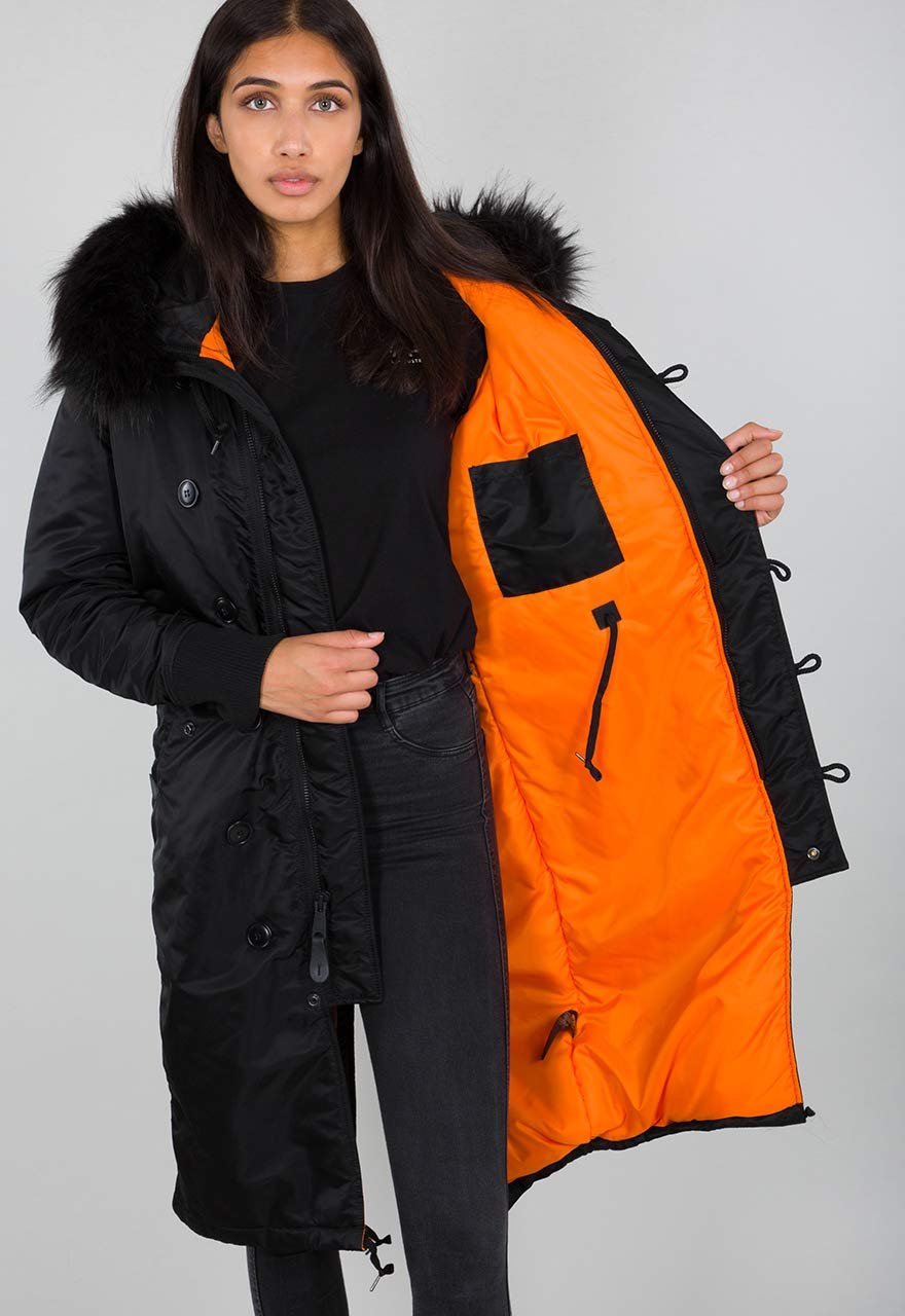 Зимняя куртка ALPHA INDUSTRIES Long Fishtail Wmn, фото №5