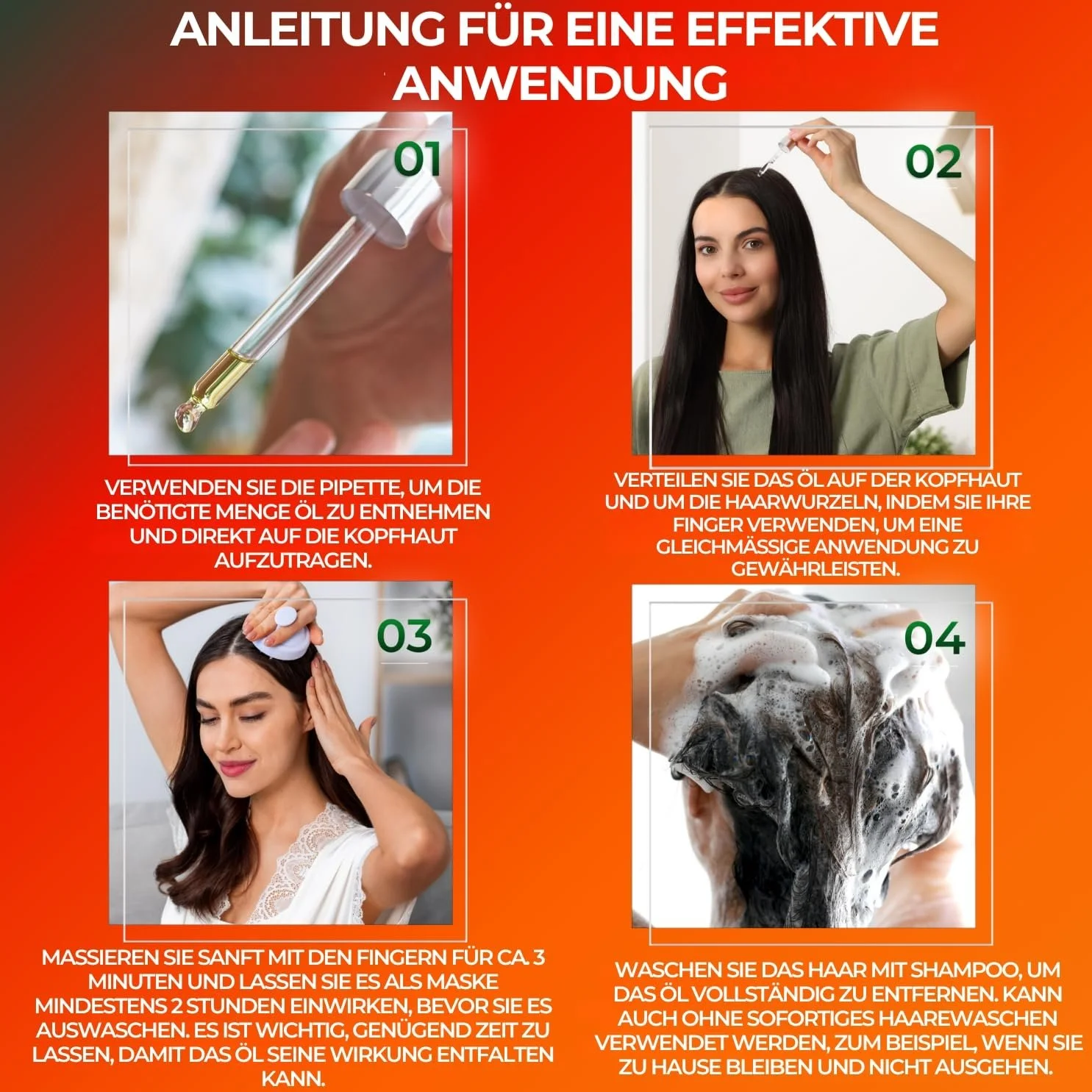 Олія для волосся Розмаринова з касторовою олією холодного віджиму 100 мл, фото №5