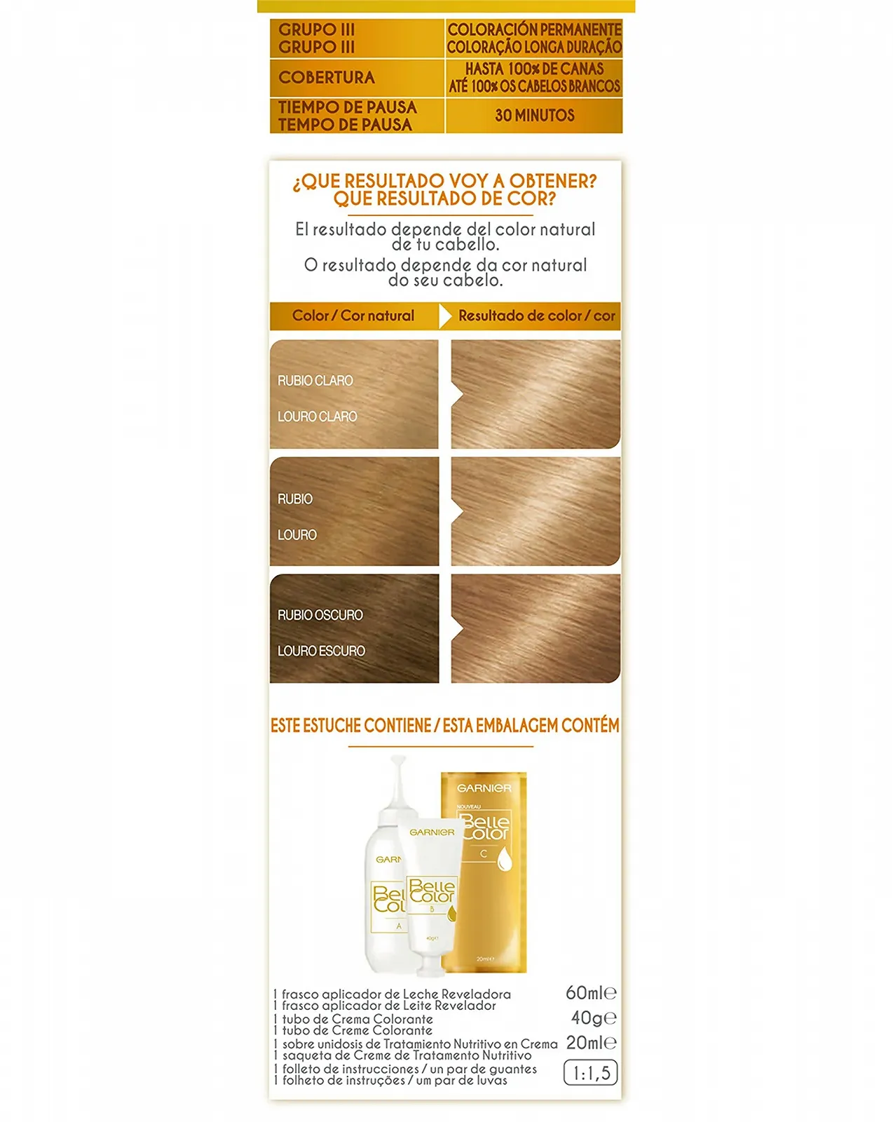 Фарба Garnier Belle-Color 8 R.Cla Світлий Блондин, фото №3