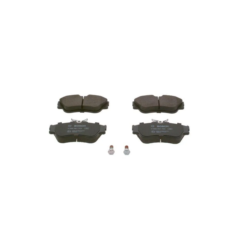 Комплект тормозных колодок, дисковый тормоз BOSCH 0 986 461 753 для AUDI MERCEDES-BENZ SEAT, фото №1
