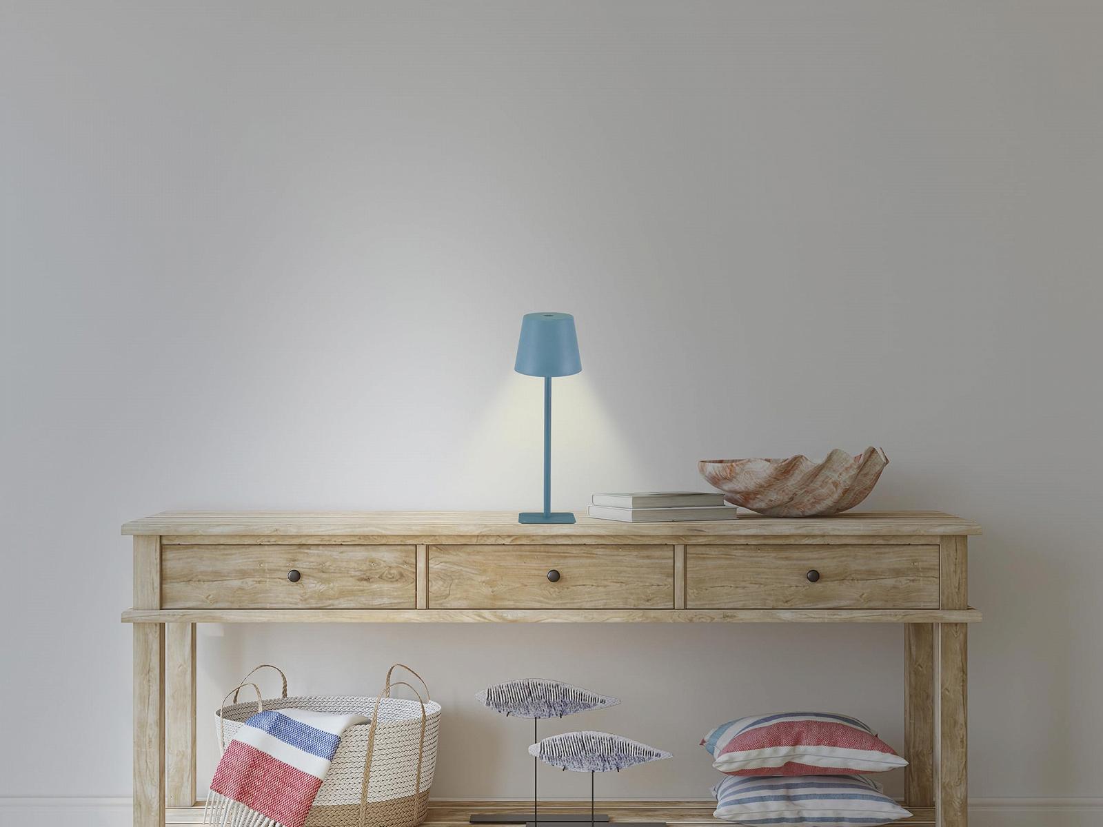 Настільна лампа BEPER P207ILI200 акумуляторна бездротова LED регульована інтенсивність до 12 год USB Type-C у комплекті, фото №6