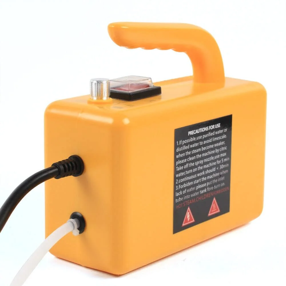 Ручной пароочиститель высокого давления 2600W с 4 типами щеток для мебели и авто, фото №3