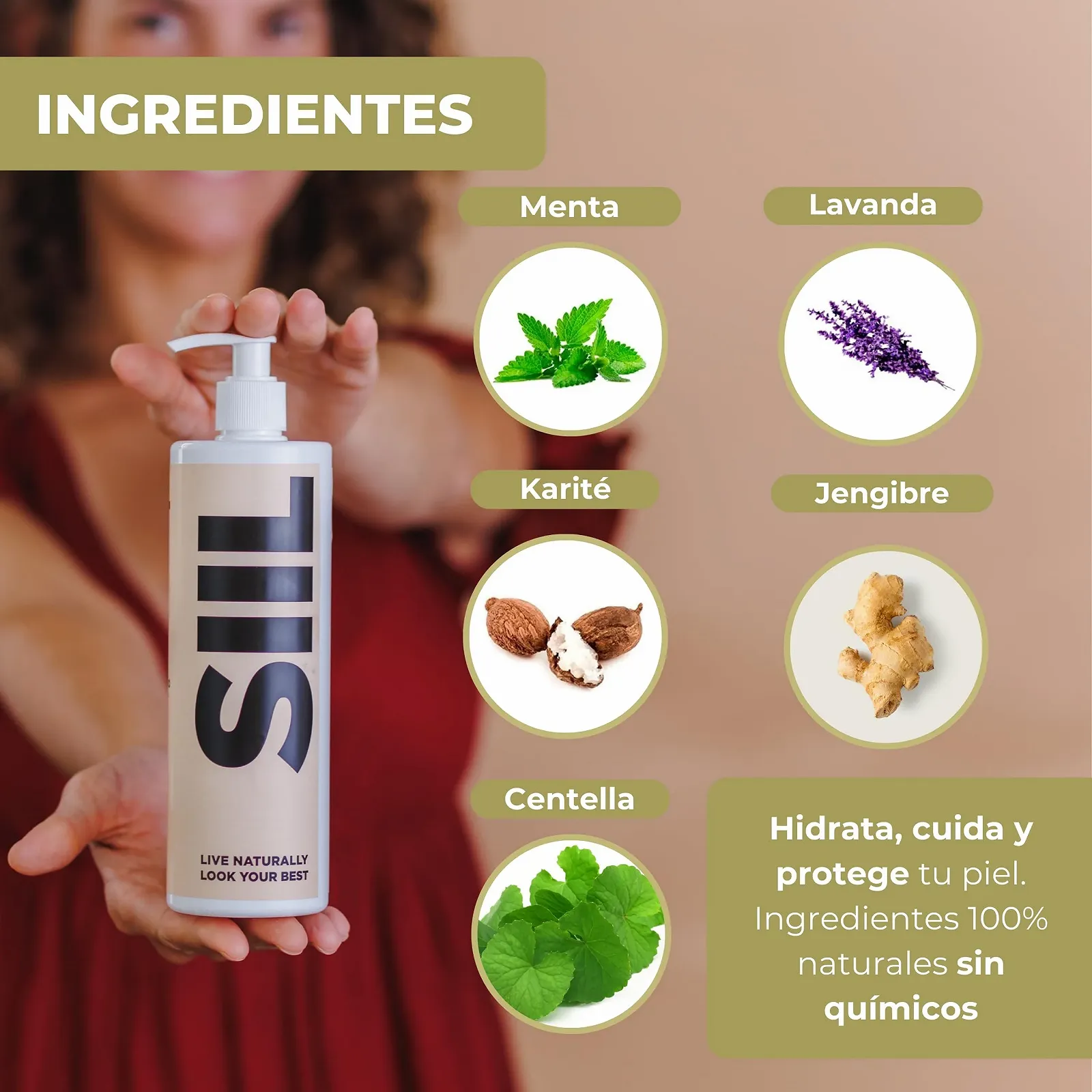 Лосьйон для тіла SIIL Rejuvenating 300 мл Зволожуючий та зміцнюючий з маслом ши та шипшини Звичайний Без парабенів, фото №3