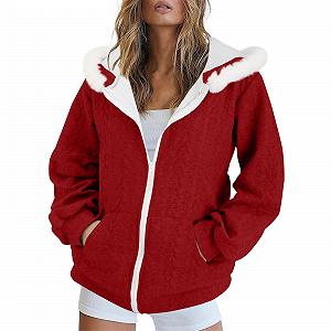 Куртка DKLOVIFU З капюшоном та коміром для осені та зими - Фото 1